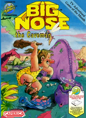 Big Nose the Caveman (USA) (Unl) box cover front